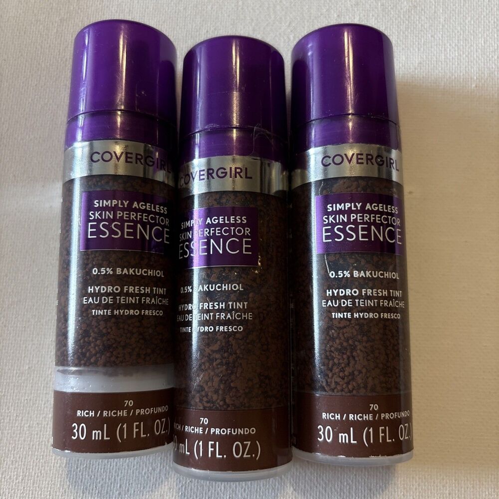 Covergirl Simply Ageless Skin Perfector Essence #3 Rich Set Of 3